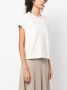 Brunello Cucinelli Geruit T-shirt Beige - Thumbnail 3