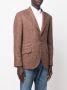 Brunello Cucinelli Geruite blazer Oranje - Thumbnail 3