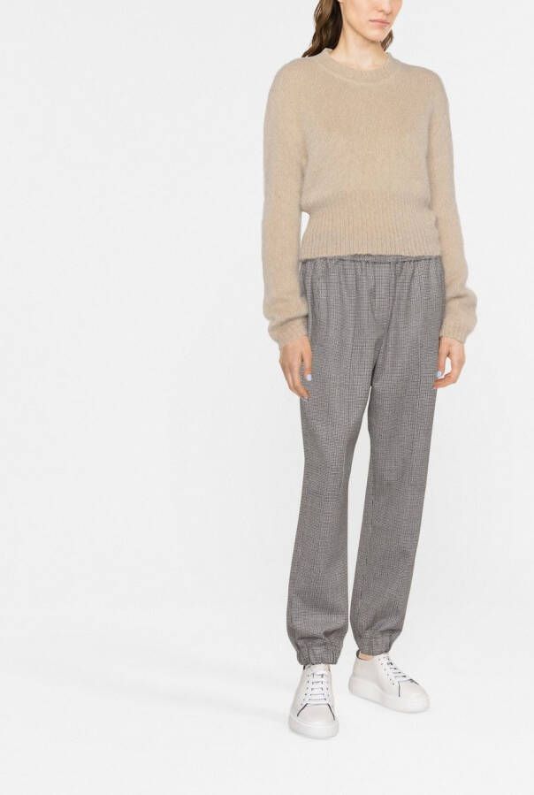 Brunello Cucinelli Geruite broek Beige