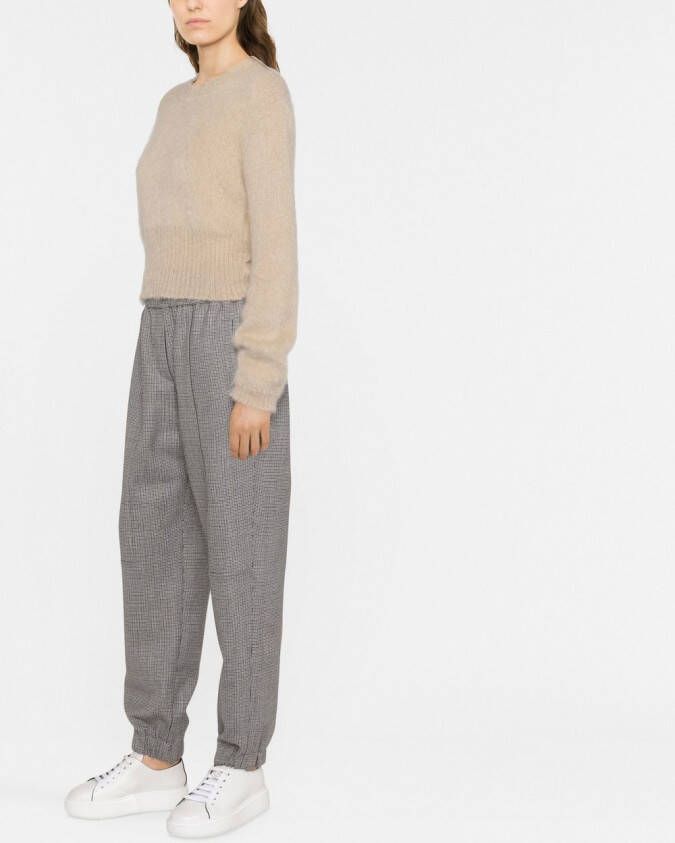 Brunello Cucinelli Geruite broek Beige