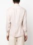 Brunello Cucinelli Gestreept overhemd Beige - Thumbnail 4