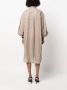 Brunello Cucinelli Gestreepte blousejurk Beige - Thumbnail 4