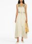 Brunello Cucinelli Gestreepte midi-jurk Groen - Thumbnail 2