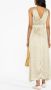 Brunello Cucinelli Gestreepte midi-jurk Groen - Thumbnail 4