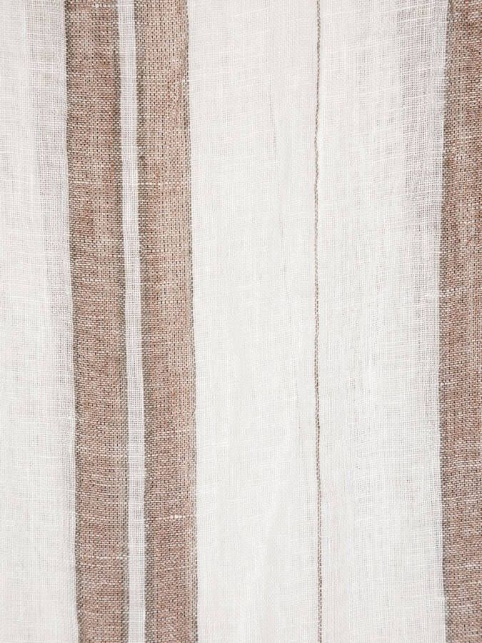 Brunello Cucinelli Gestreepte sjaal Wit