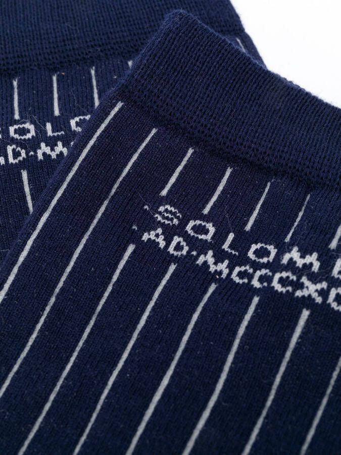 Brunello Cucinelli Gestreepte sokken Blauw