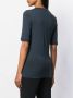 Brunello Cucinelli Getailleerd T-shirt Blauw - Thumbnail 4
