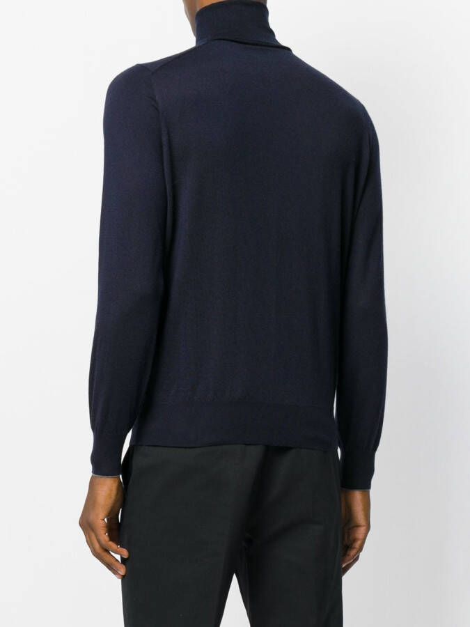 Brunello Cucinelli Getailleerde coltrui Blauw