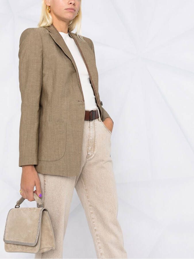 Brunello Cucinelli Getailleerde tanktop Wit