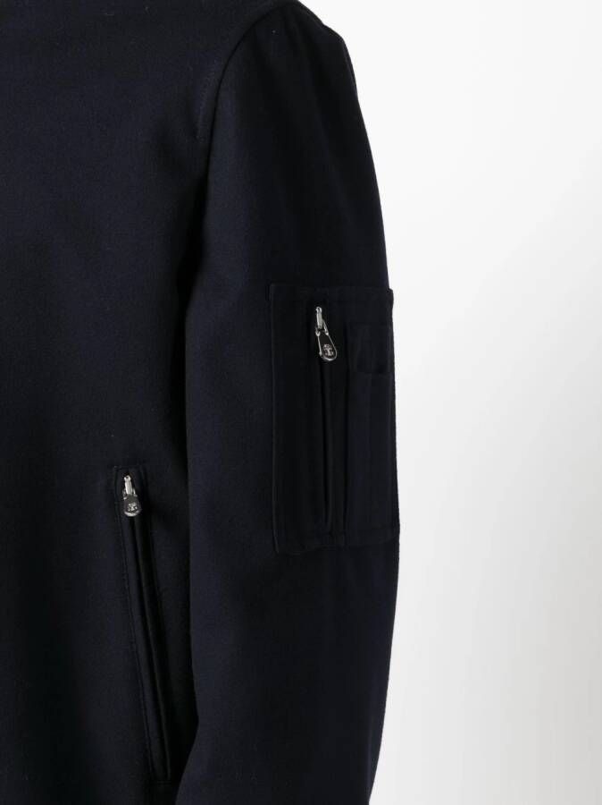 Brunello Cucinelli Gewatteerd jack Blauw