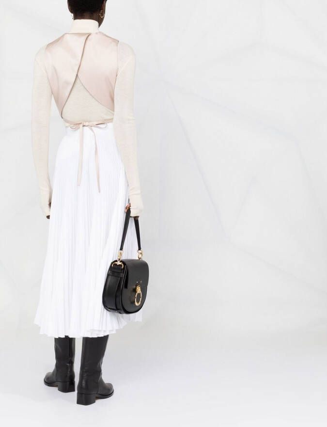 Brunello Cucinelli Gewatteerd wikkelvest Beige