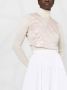 Brunello Cucinelli Gewatteerd wikkelvest Beige - Thumbnail 5