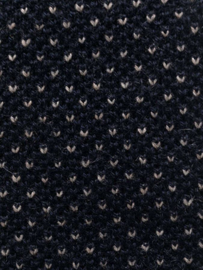 Brunello Cucinelli Geweven stropdas Blauw