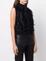 Brunello Cucinelli Gilet met franje Zwart - Thumbnail 3