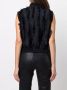 Brunello Cucinelli Gilet met franje Zwart - Thumbnail 4