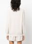 Brunello Cucinelli Grofgebreide trui Beige - Thumbnail 4