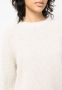 Brunello Cucinelli Grofgebreide trui Beige - Thumbnail 5