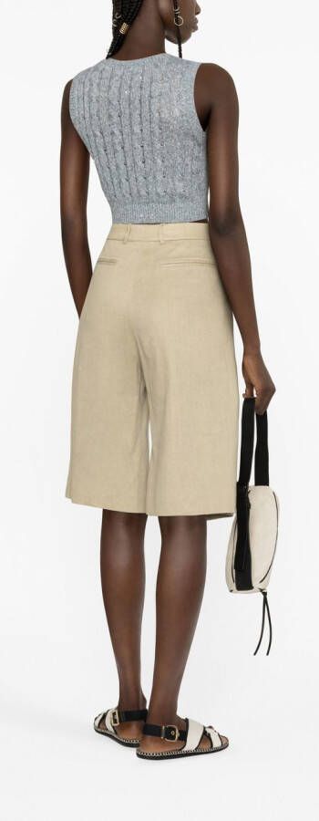 Brunello Cucinelli Hemd met pailletten Grijs