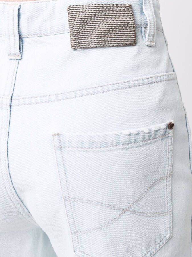 Brunello Cucinelli High waist jeans Blauw