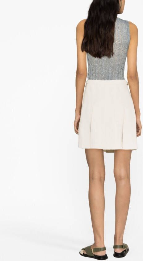 Brunello Cucinelli Rok met A-lijn Beige