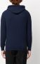 Brunello Cucinelli Hoodie geborduurd logo Blauw - Thumbnail 4