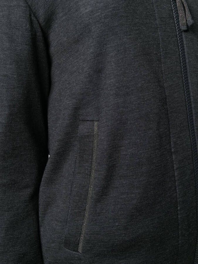 Brunello Cucinelli Hoodie met rits Zwart