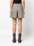 Brunello Cucinelli Skort met pied-de-poule print Beige - Thumbnail 4