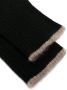Brunello Cucinelli Intarsia handschoenen Zwart - Thumbnail 2