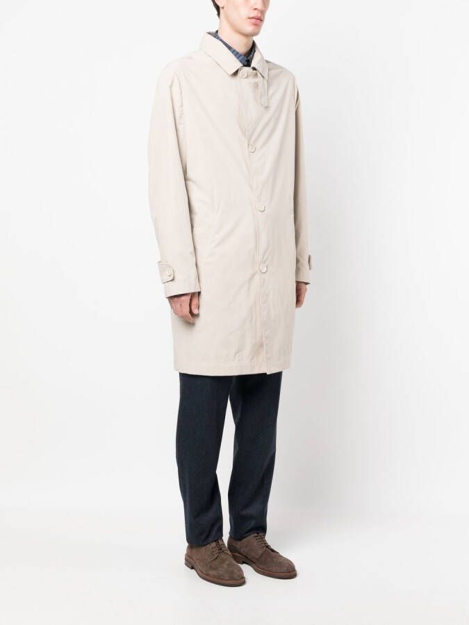 Brunello Cucinelli Jack met enkele rij knopen Beige