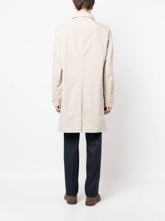 Brunello Cucinelli Jack met enkele rij knopen Beige