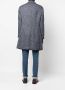 Brunello Cucinelli Jas met visgraat patroon Blauw - Thumbnail 4