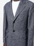 Brunello Cucinelli Jas met visgraat patroon Blauw - Thumbnail 5