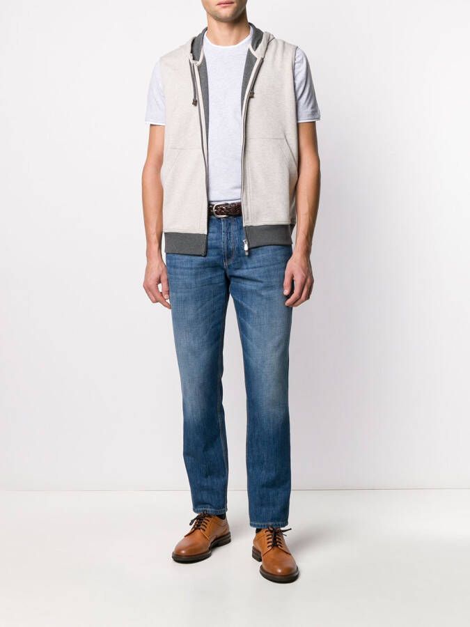 Brunello Cucinelli Jersey T-shirt Grijs