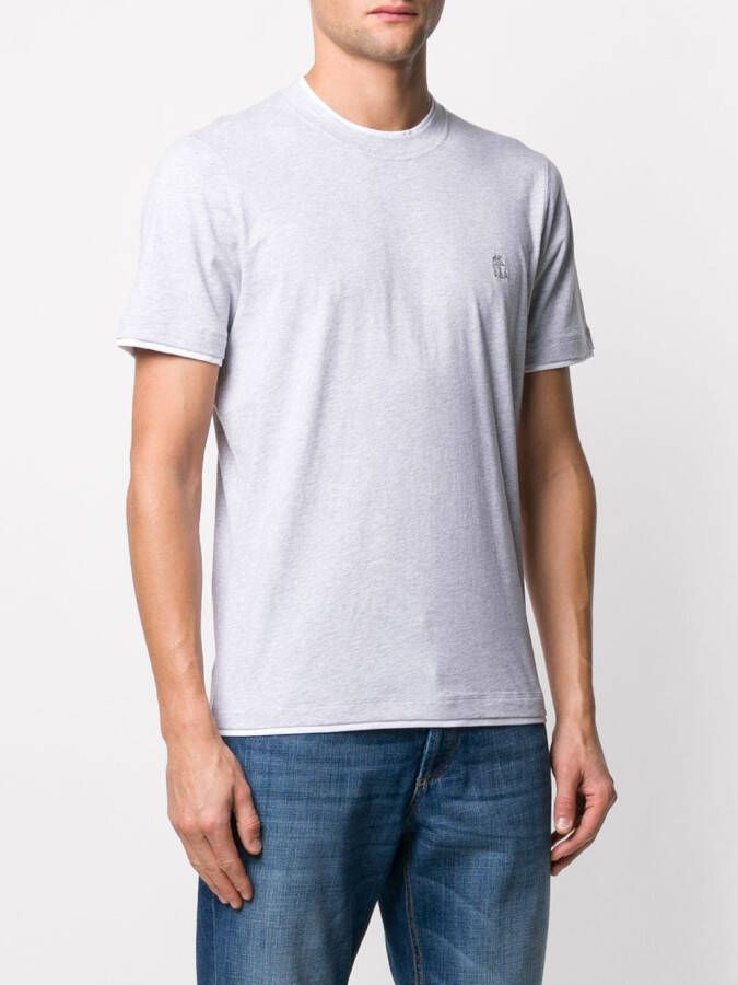 Brunello Cucinelli Jersey T-shirt Grijs