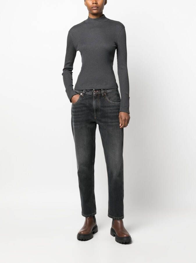 Brunello Cucinelli Jersey top Grijs