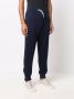 Brunello Cucinelli Joggingbroek met geribbeld detail Blauw - Thumbnail 3