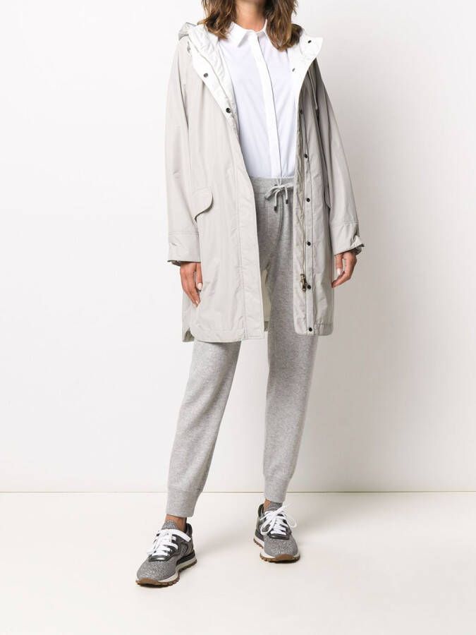 Brunello Cucinelli Joggingbroek met trekkoord Grijs