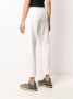 Brunello Cucinelli Joggingbroek met trekkoord Wit - Thumbnail 4