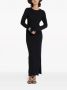 Brunello Cucinelli Kabelgebreide jurk verfraaid met pailletten Zwart - Thumbnail 1