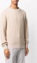 Brunello Cucinelli Kabelgebreide trui Beige - Thumbnail 3