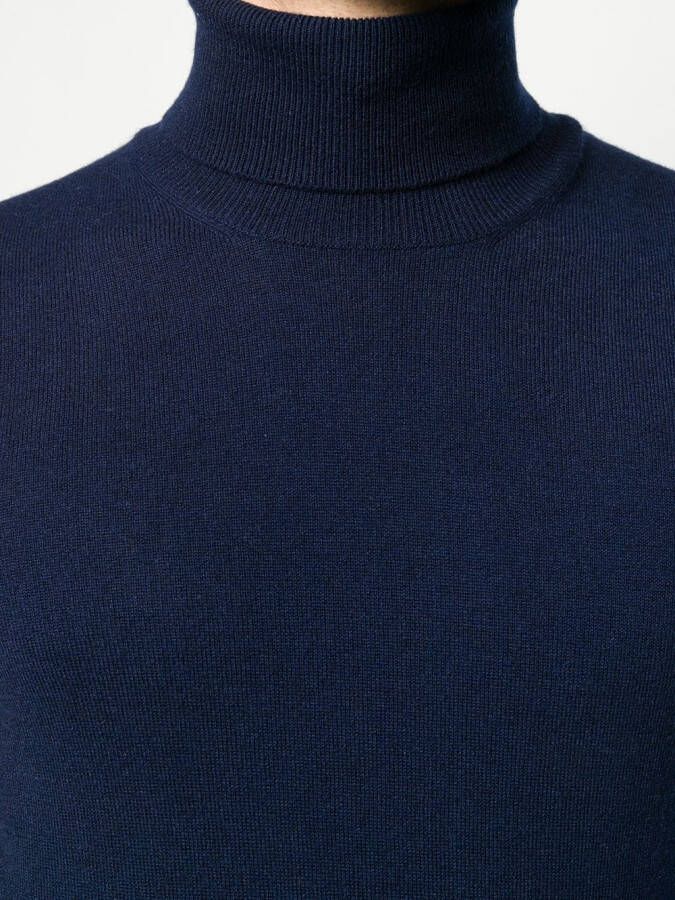 Brunello Cucinelli Kasjmier coltrui Blauw