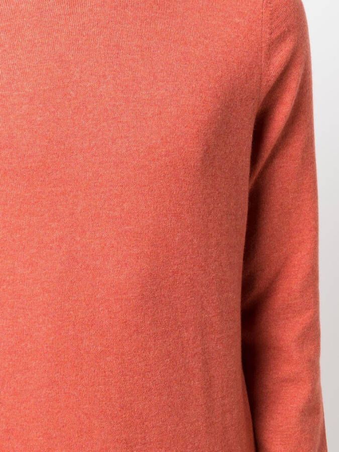 Brunello Cucinelli Kasjmier coltrui Oranje