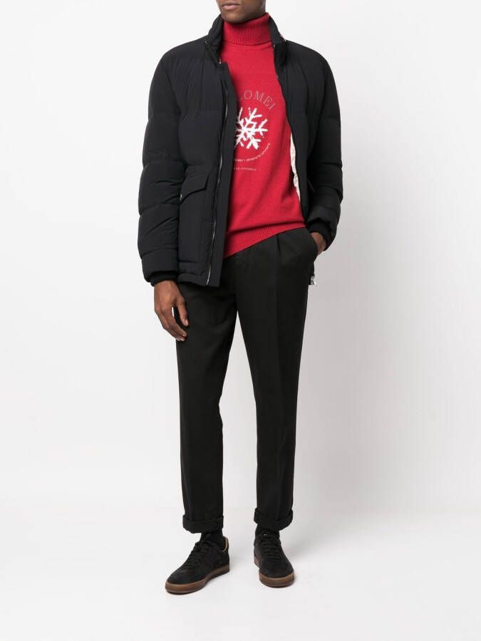 Brunello Cucinelli Kasjmier coltrui Rood