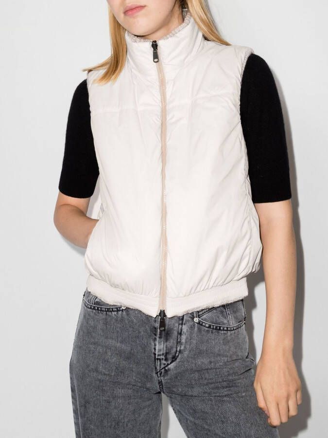Brunello Cucinelli Kasjmier gilet Beige