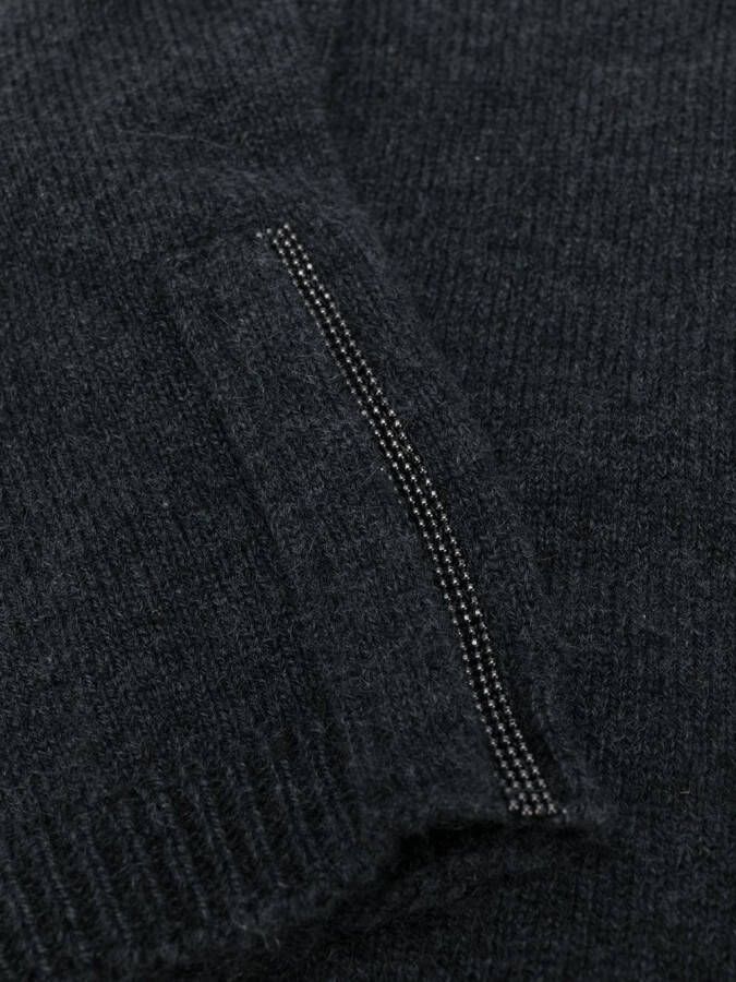Brunello Cucinelli Kasjmier handschoenen Grijs