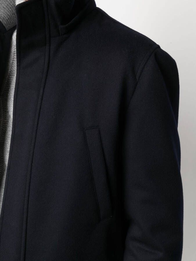 Brunello Cucinelli Kasjmier mantel Blauw