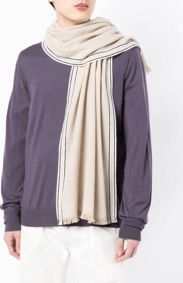 Brunello Cucinelli Kasjmier sjaal Beige