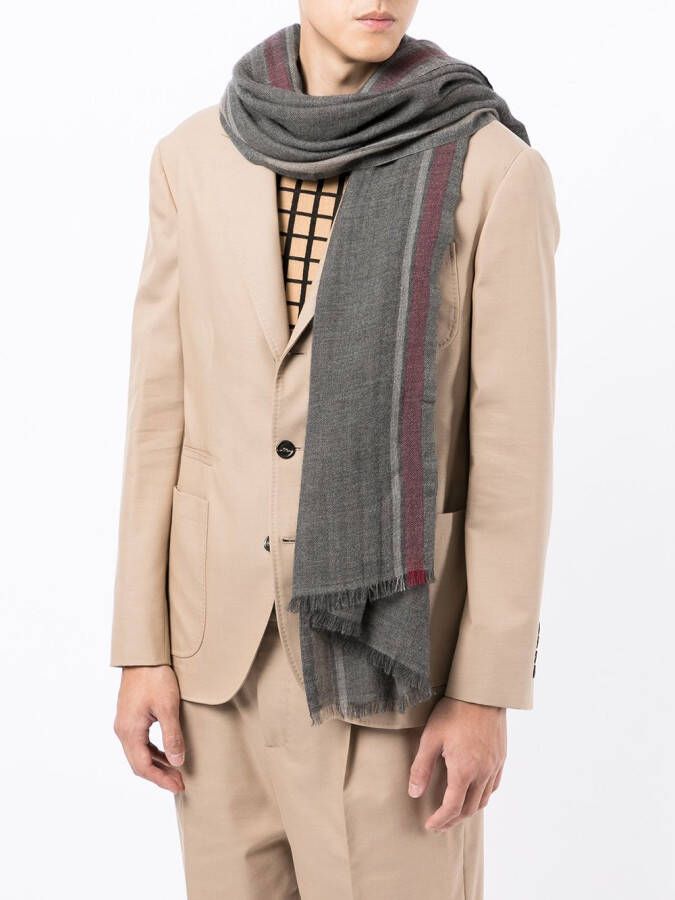 Brunello Cucinelli Kasjmier sjaal Grijs