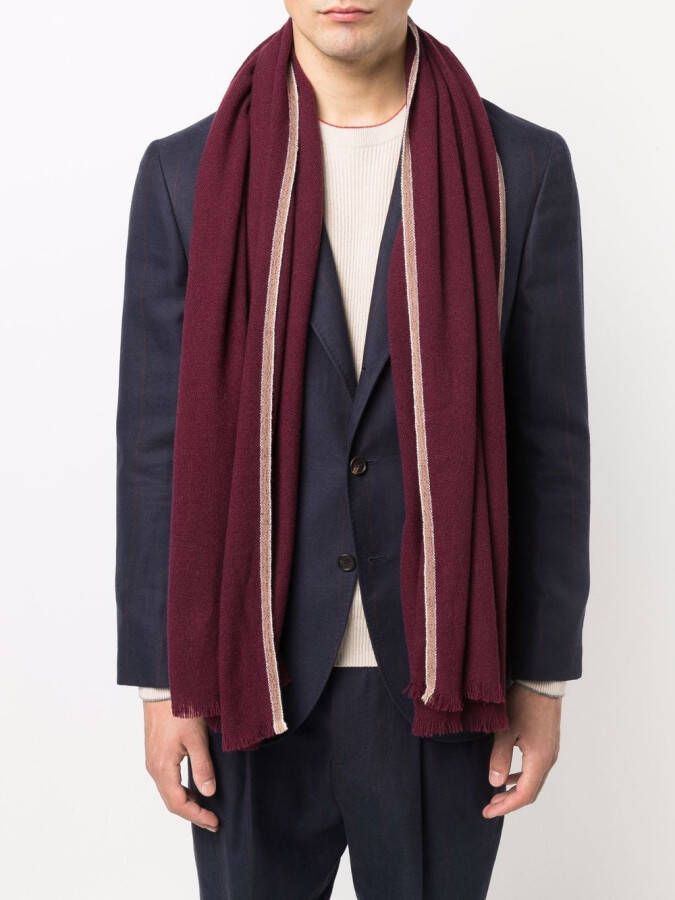 Brunello Cucinelli Kasjmier sjaal Rood