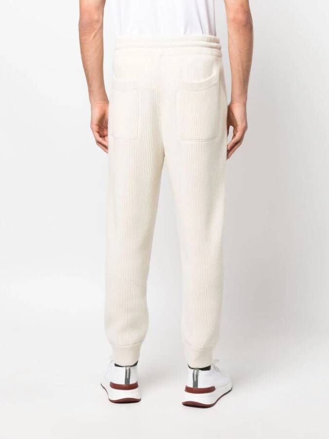 Brunello Cucinelli Kasjmier trainingsbroek Beige